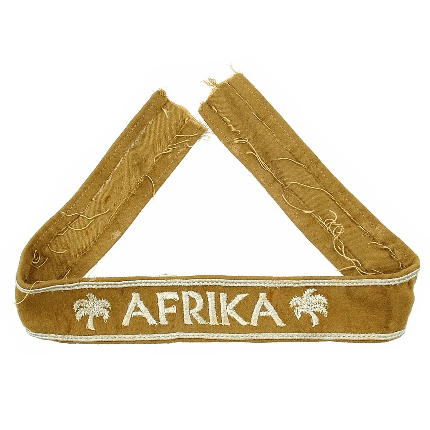 Original German WWII Deutsches Afrikakorps DAK Cuff Title - AFRIKA