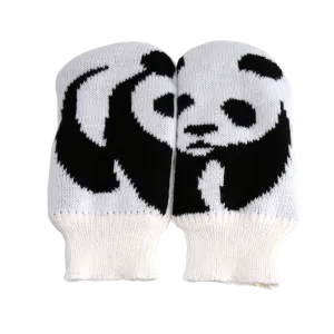 Panda mittens