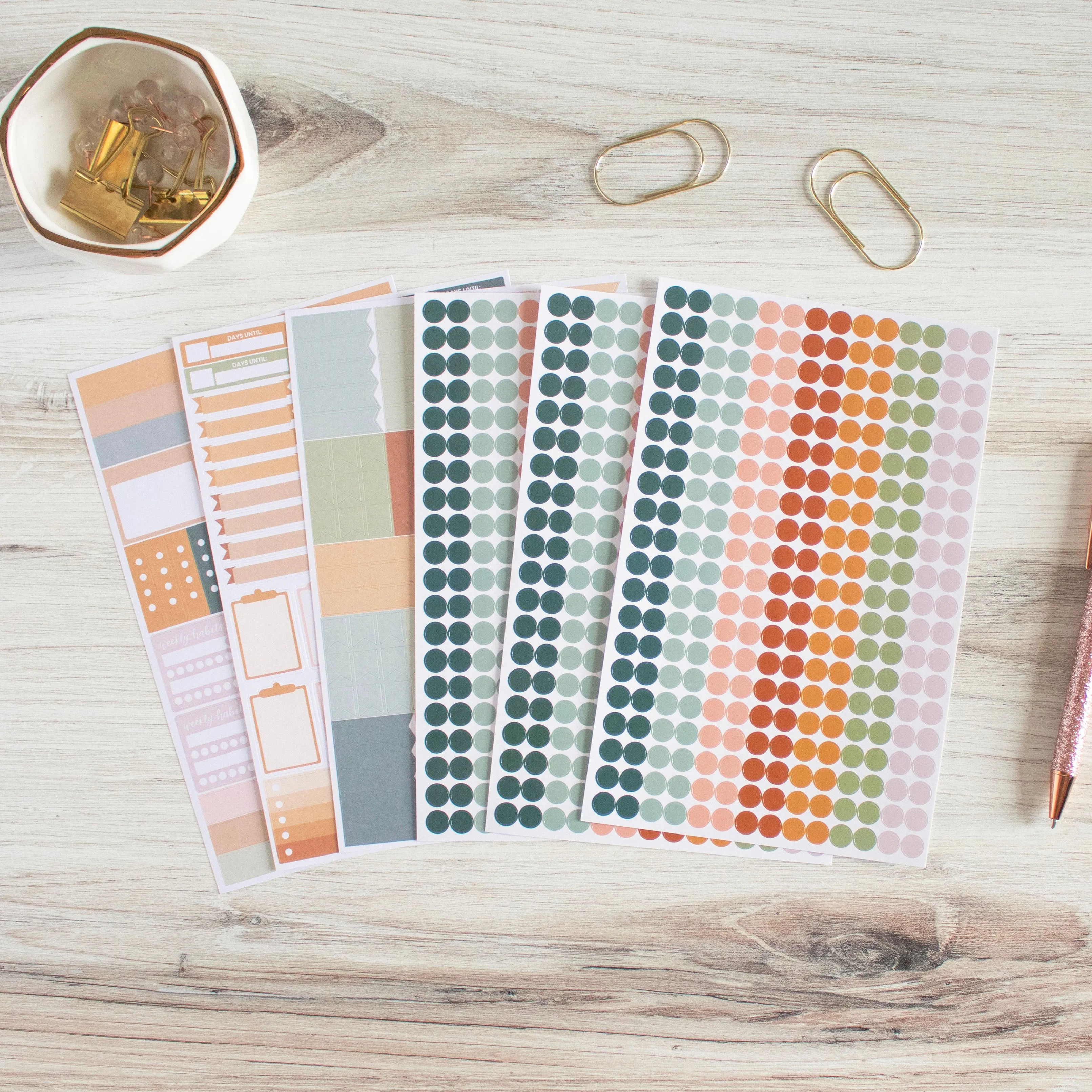 Planner Stickers, Color Coding, Sweater Weather