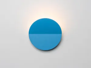 Pool blue diffuser wall light