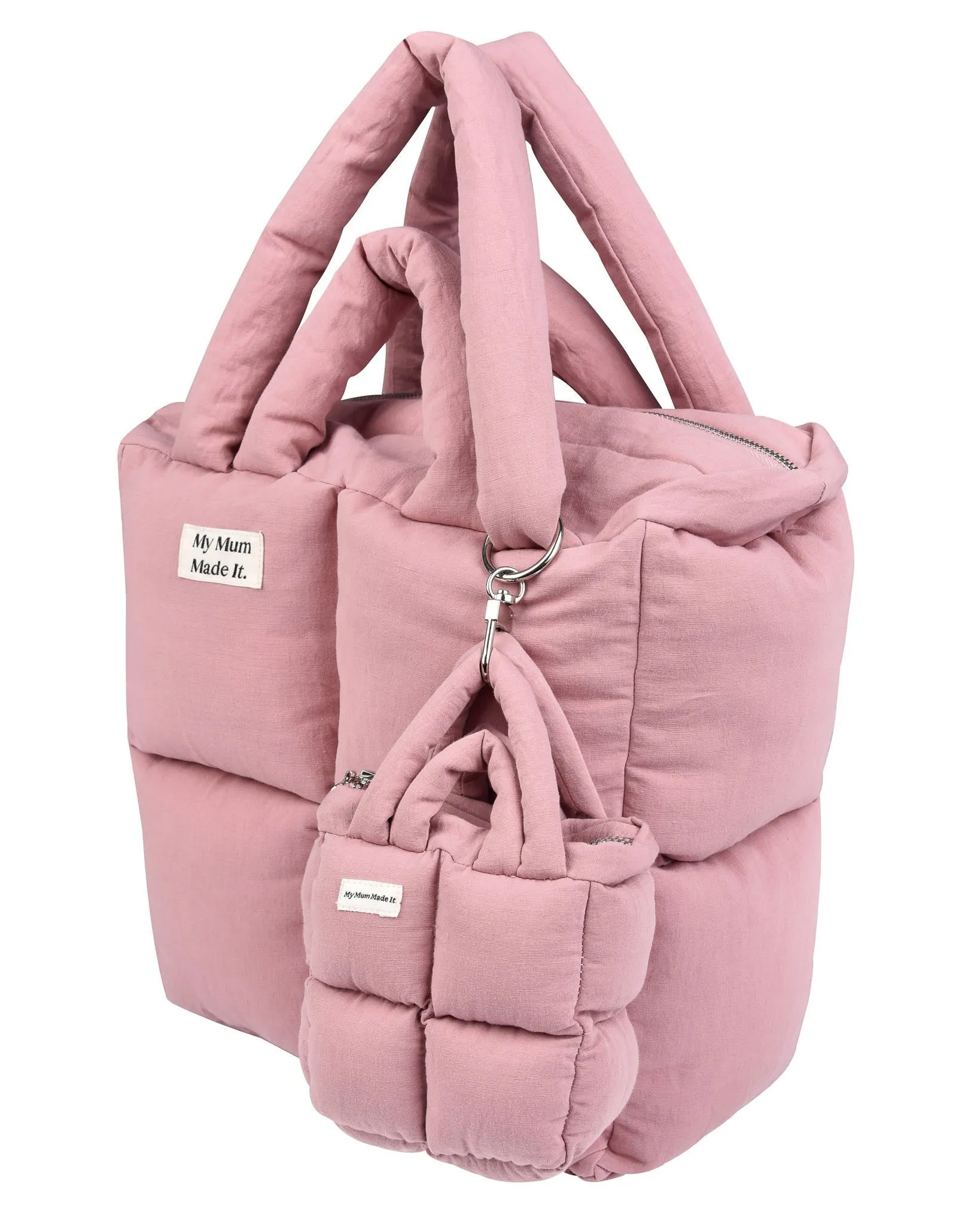 Puffer Tote Bag - Rose