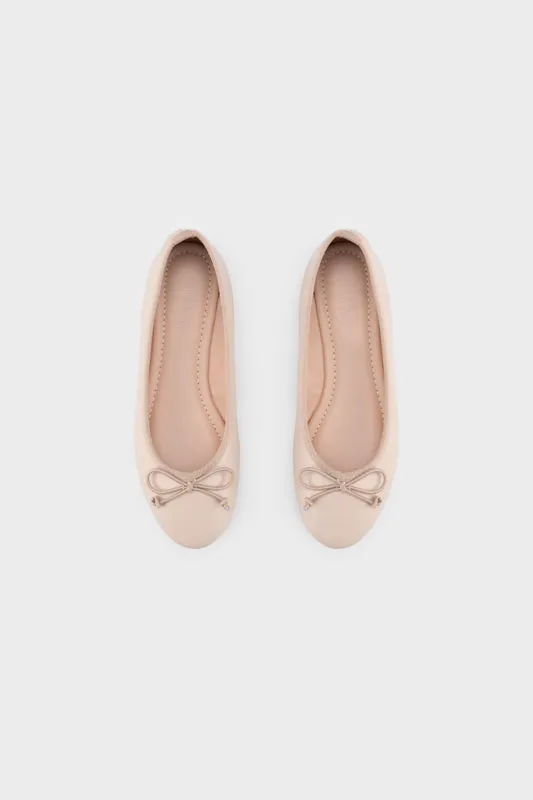 RIBBON BOW FLAT BALLET