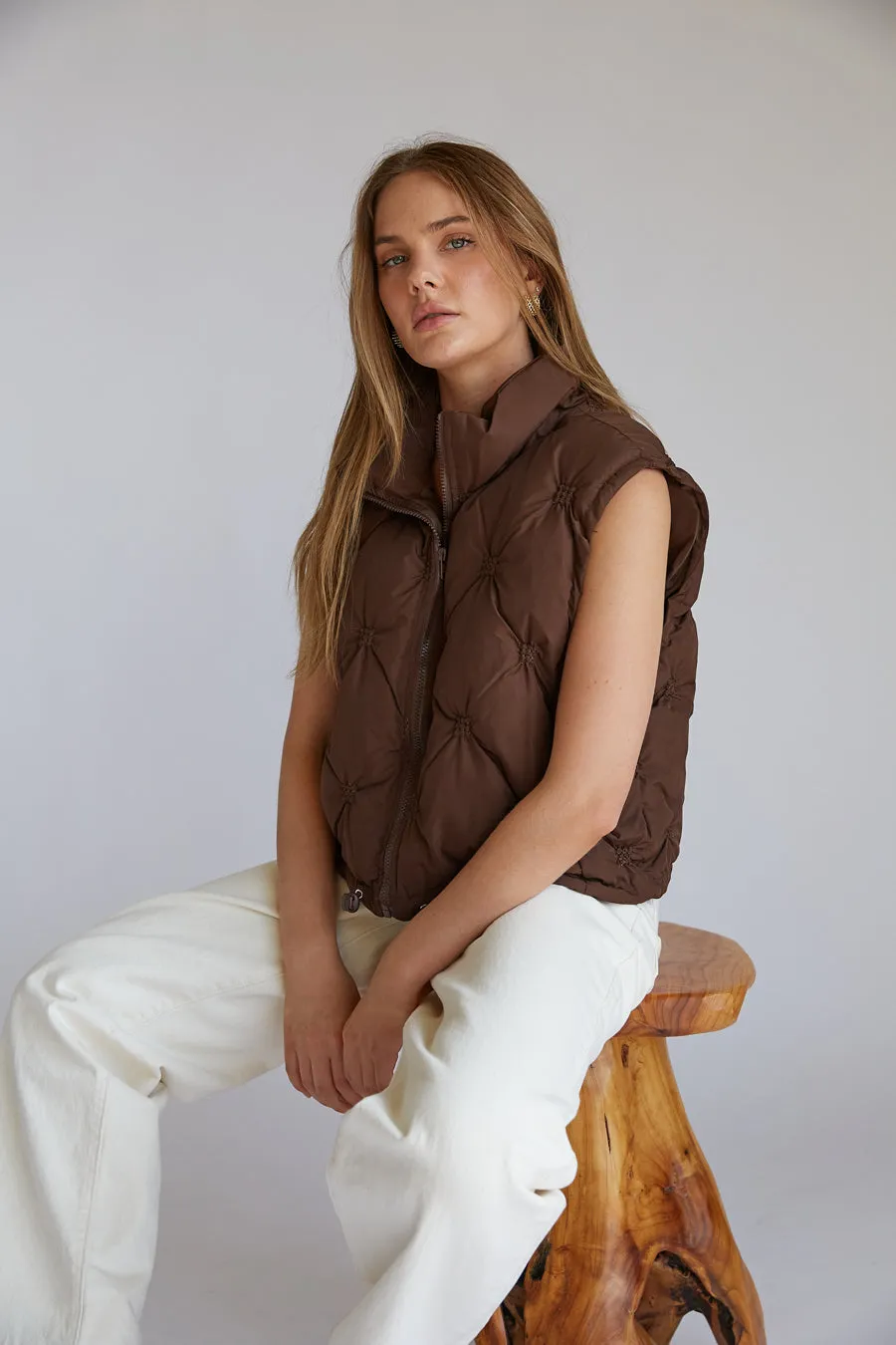 Ryanne Quilted Puffer Vest