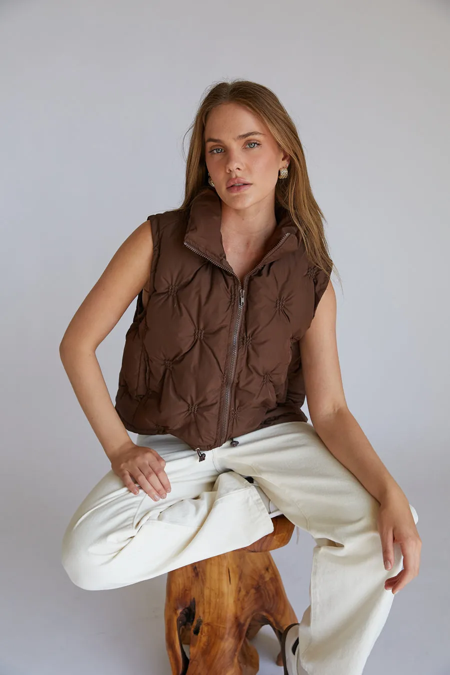 Ryanne Quilted Puffer Vest