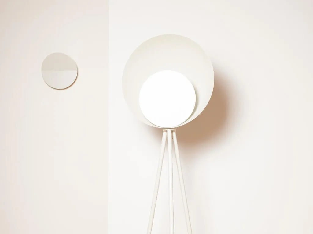 Sand diffuser wall light