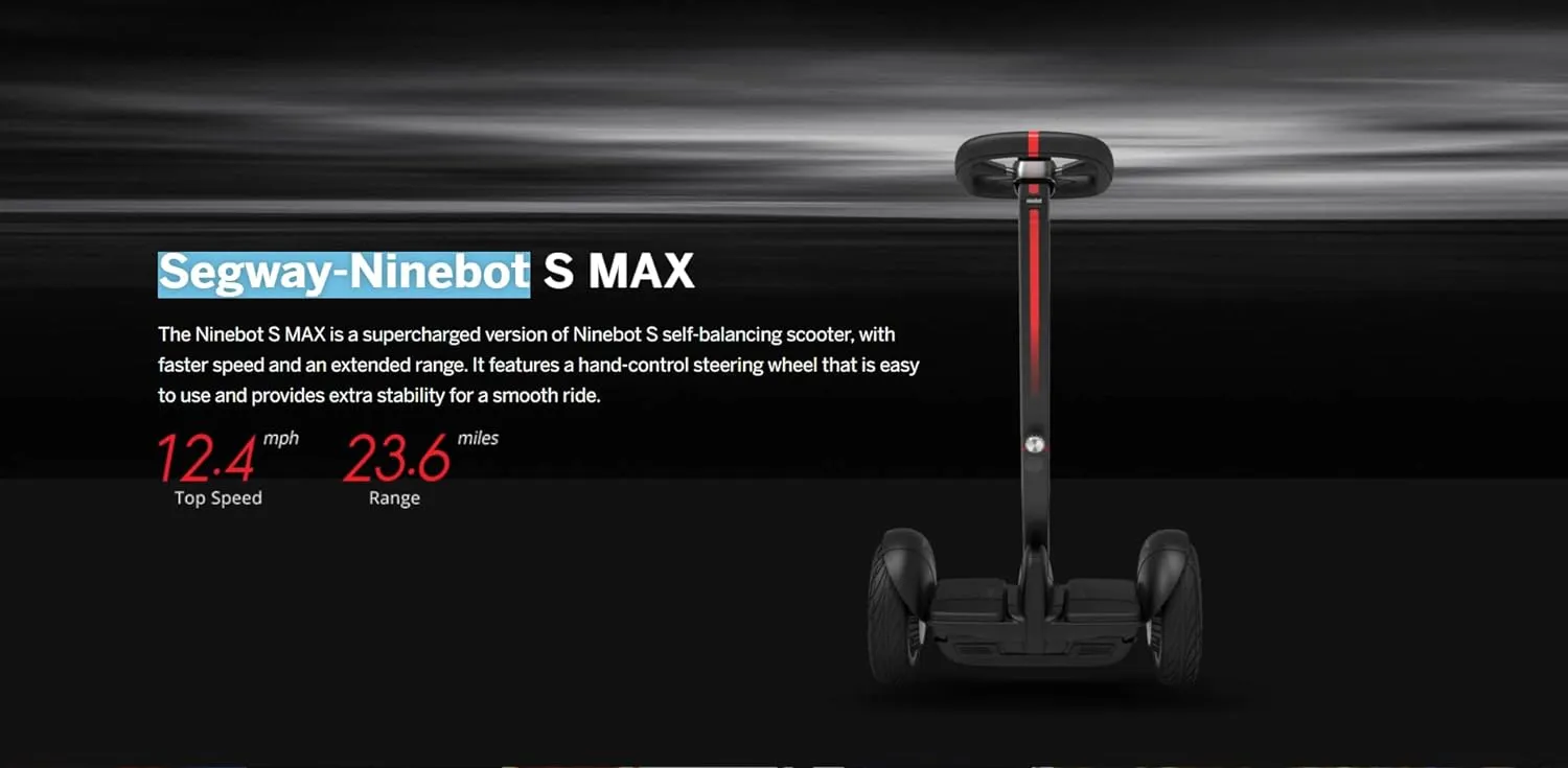 Self-Balancing Electric Scooter with LED Light, Portable and Powerful