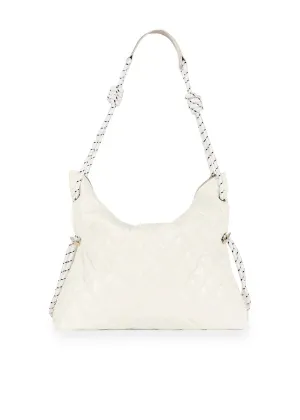 STACEY BLANC CONVERTIBLE SHOULDER BAG