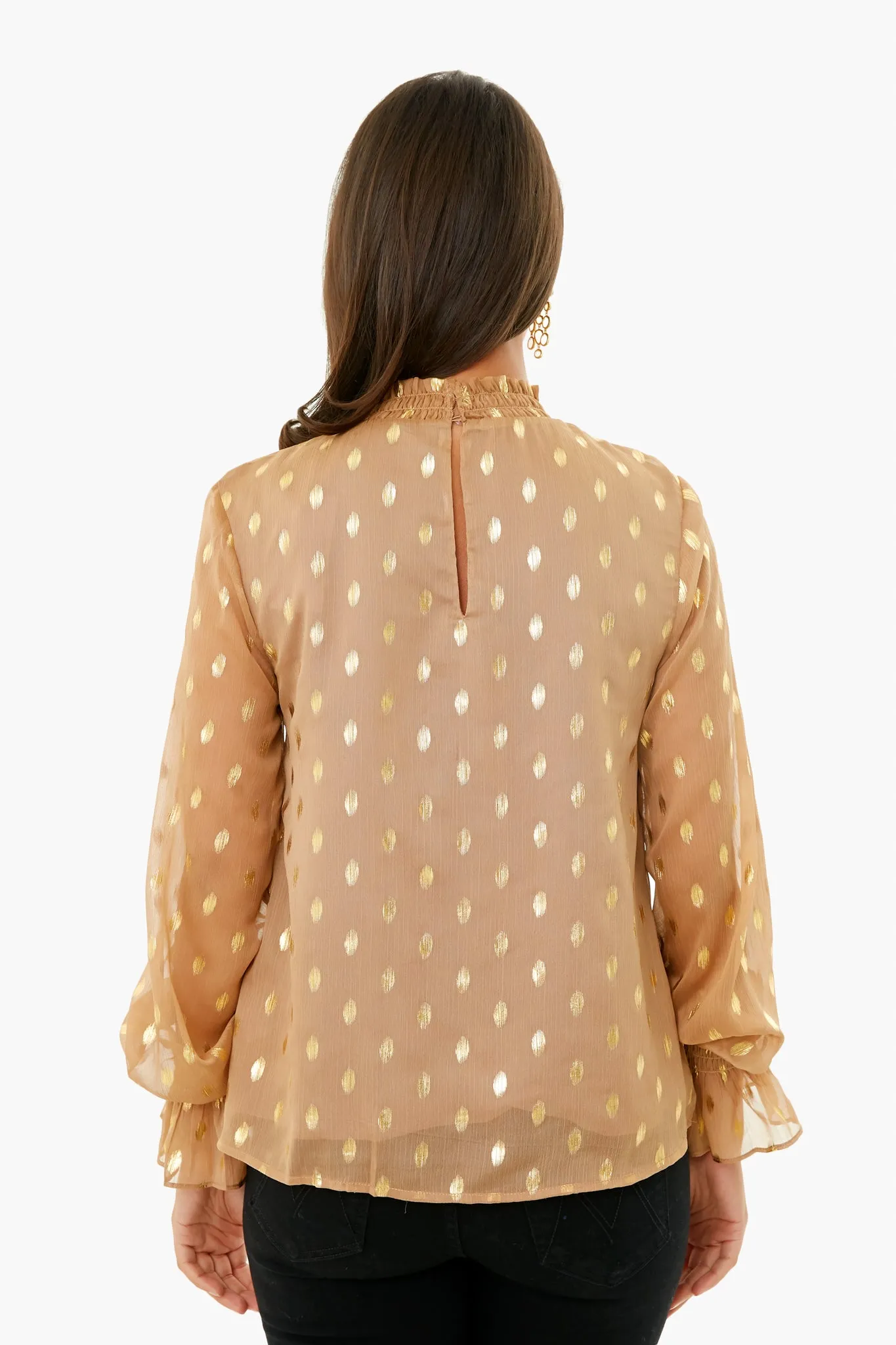 Tan Celeste Blouse