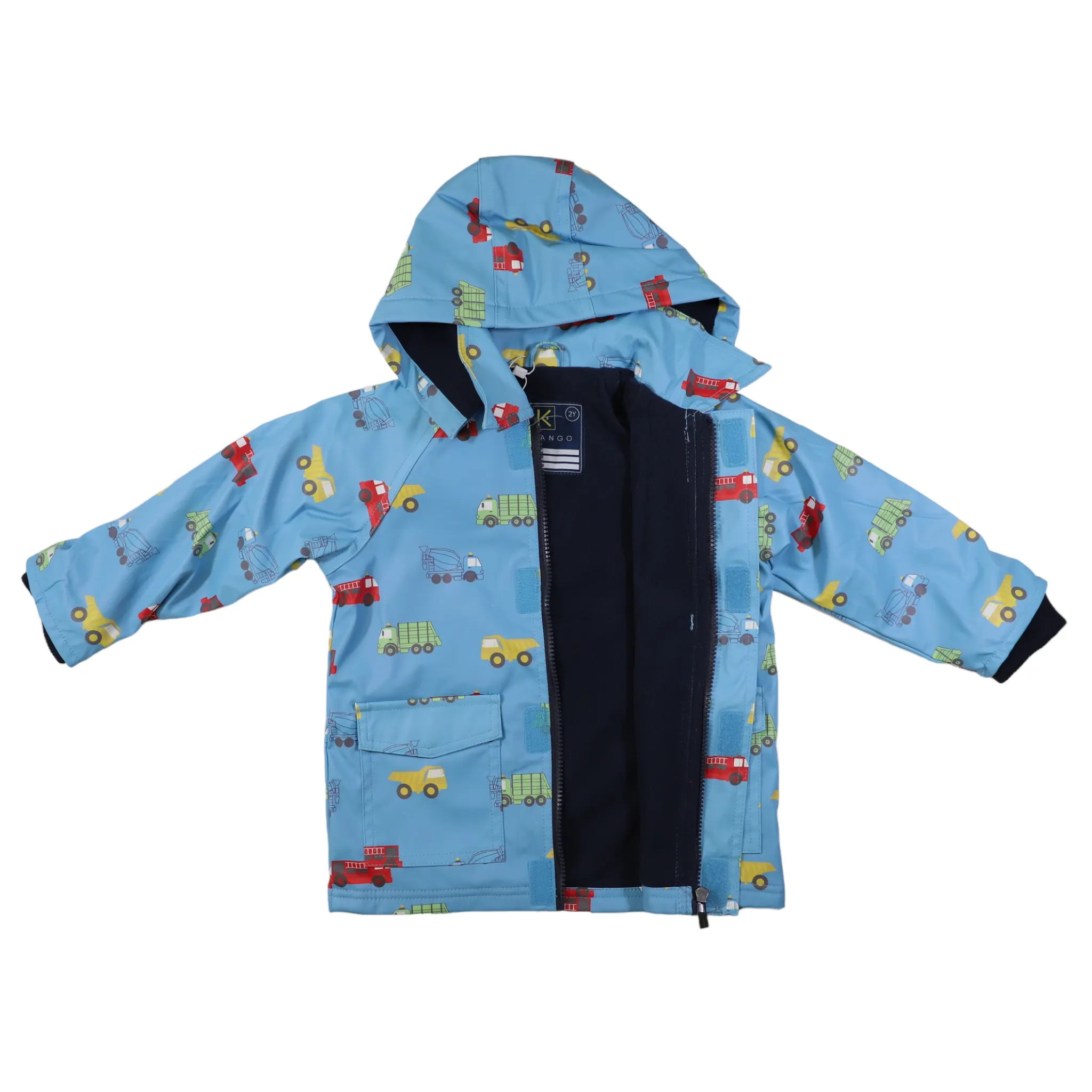 Truck polar fleece raincoat