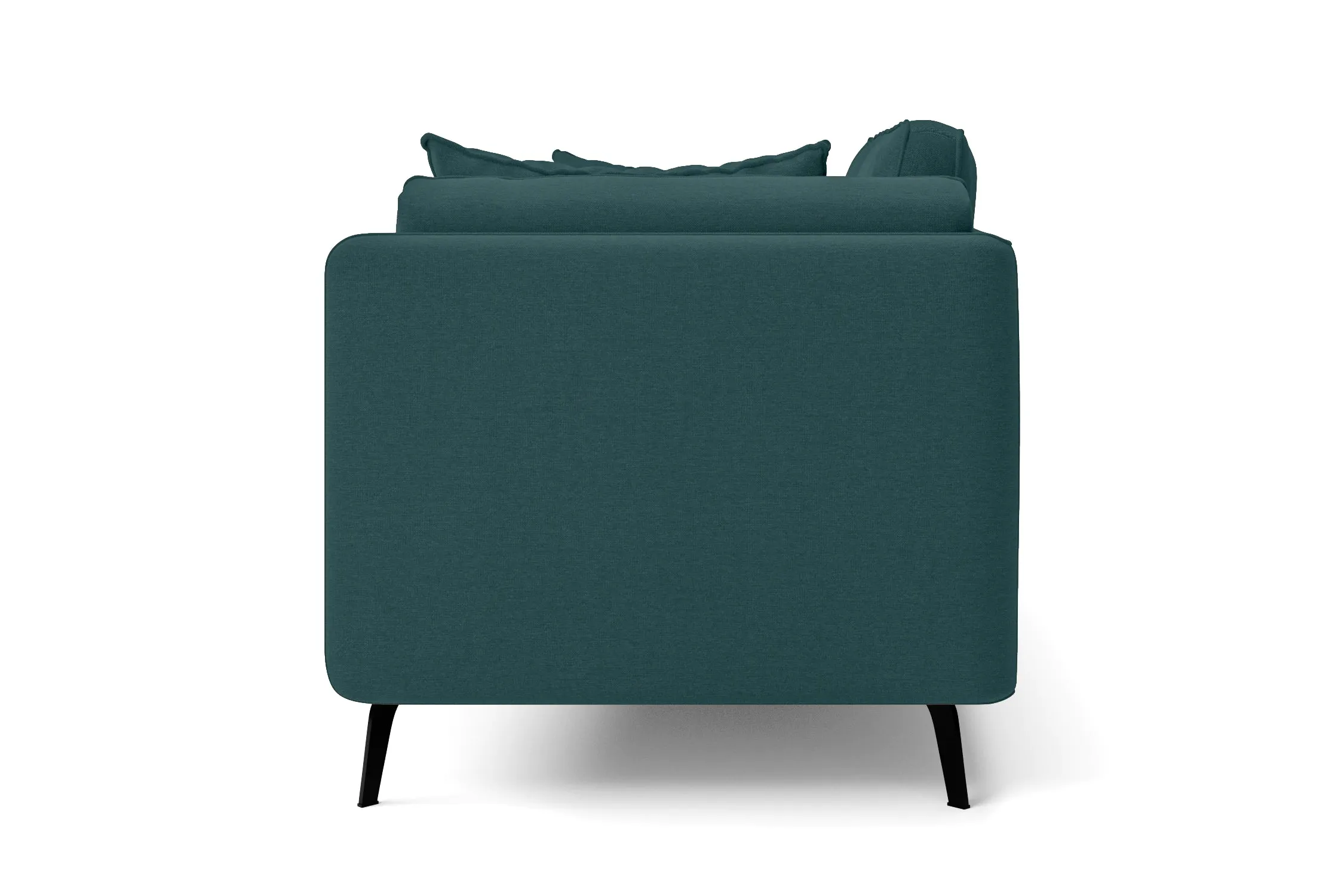 Velletri 3 Seater Sofa Teal Linen Fabric