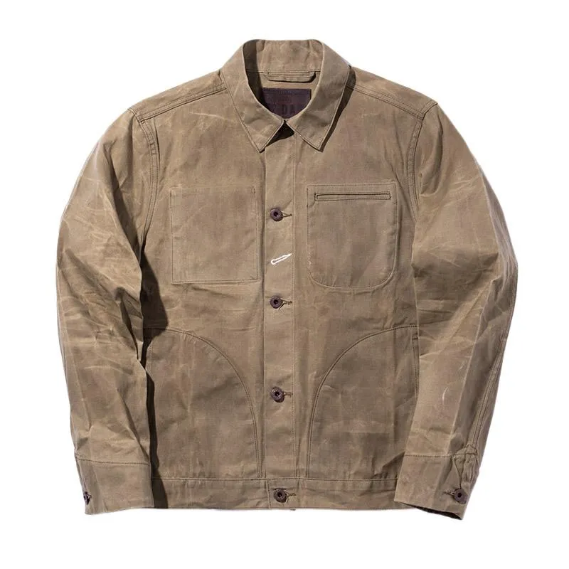 Vintage Oil-waxed Cotton Sail Jacket