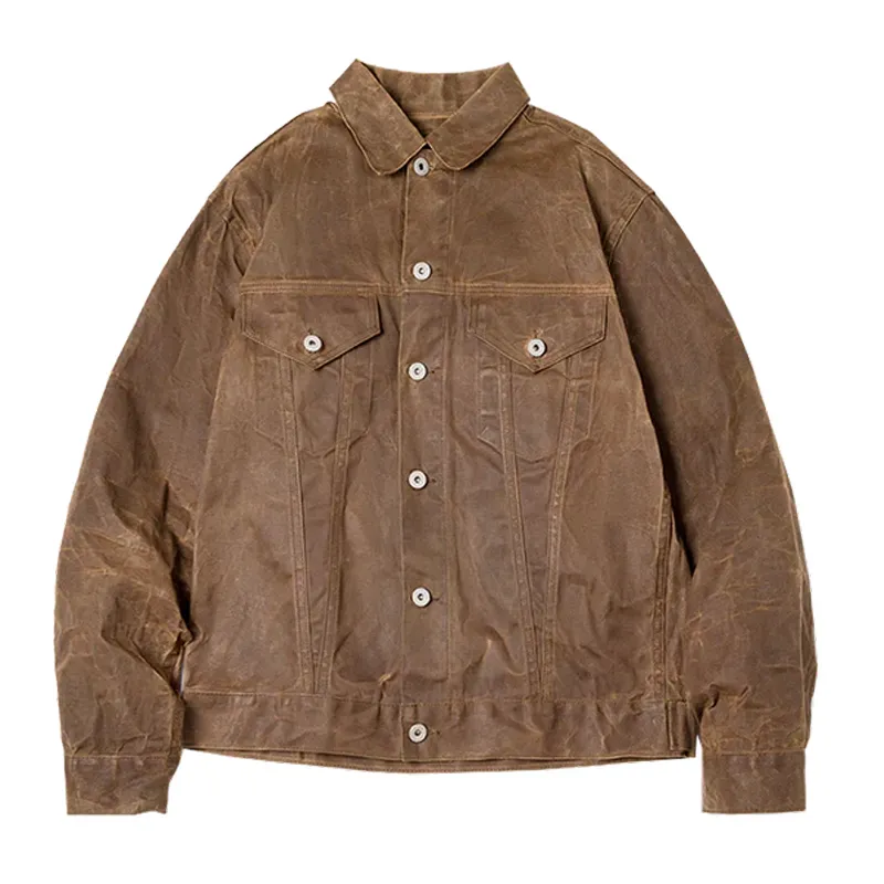 Vintage Oil-waxed Cotton Sail Jacket