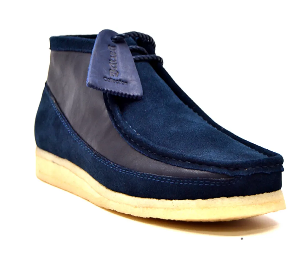 Walker Luxurious Suede & Leather Mens Casual Shoe with Crepe Sole