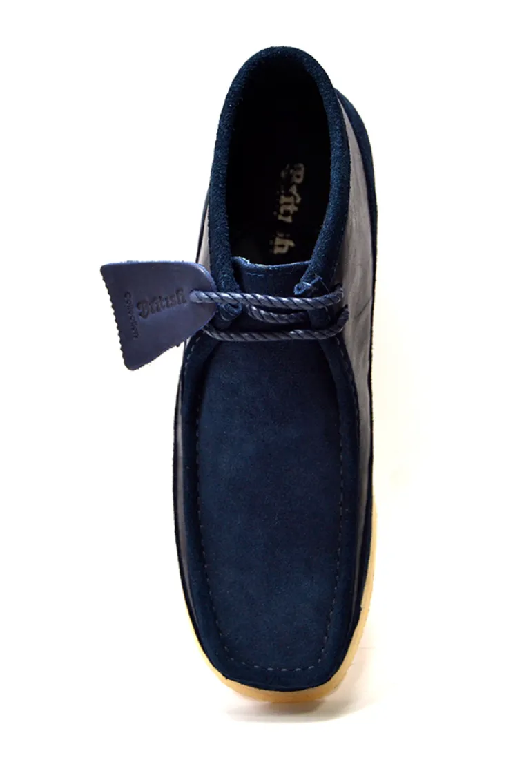 Walker Luxurious Suede & Leather Mens Casual Shoe with Crepe Sole