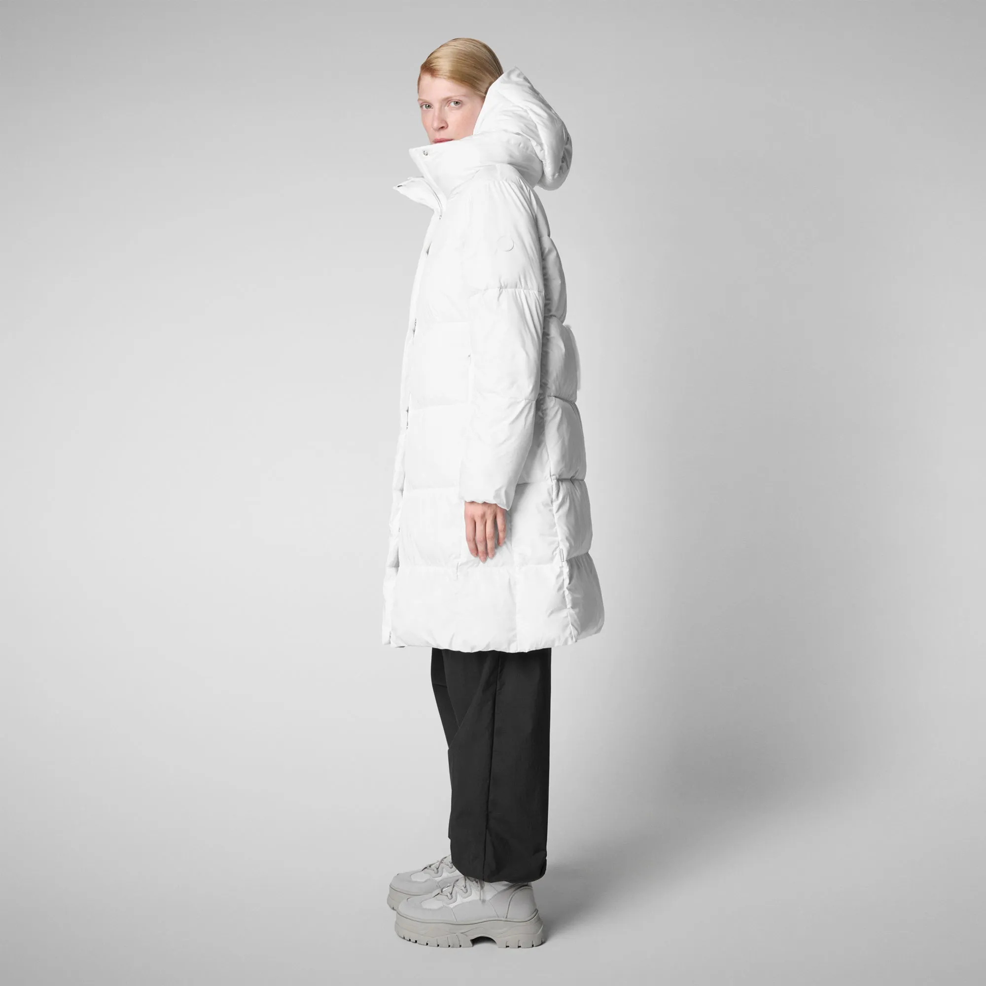 Woman's coat Sibyl in white