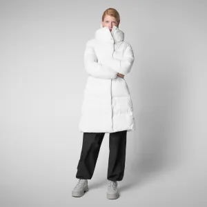 Woman's coat Sibyl in white