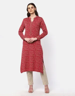 Women Winter Wear Woolen Fancy Kurti