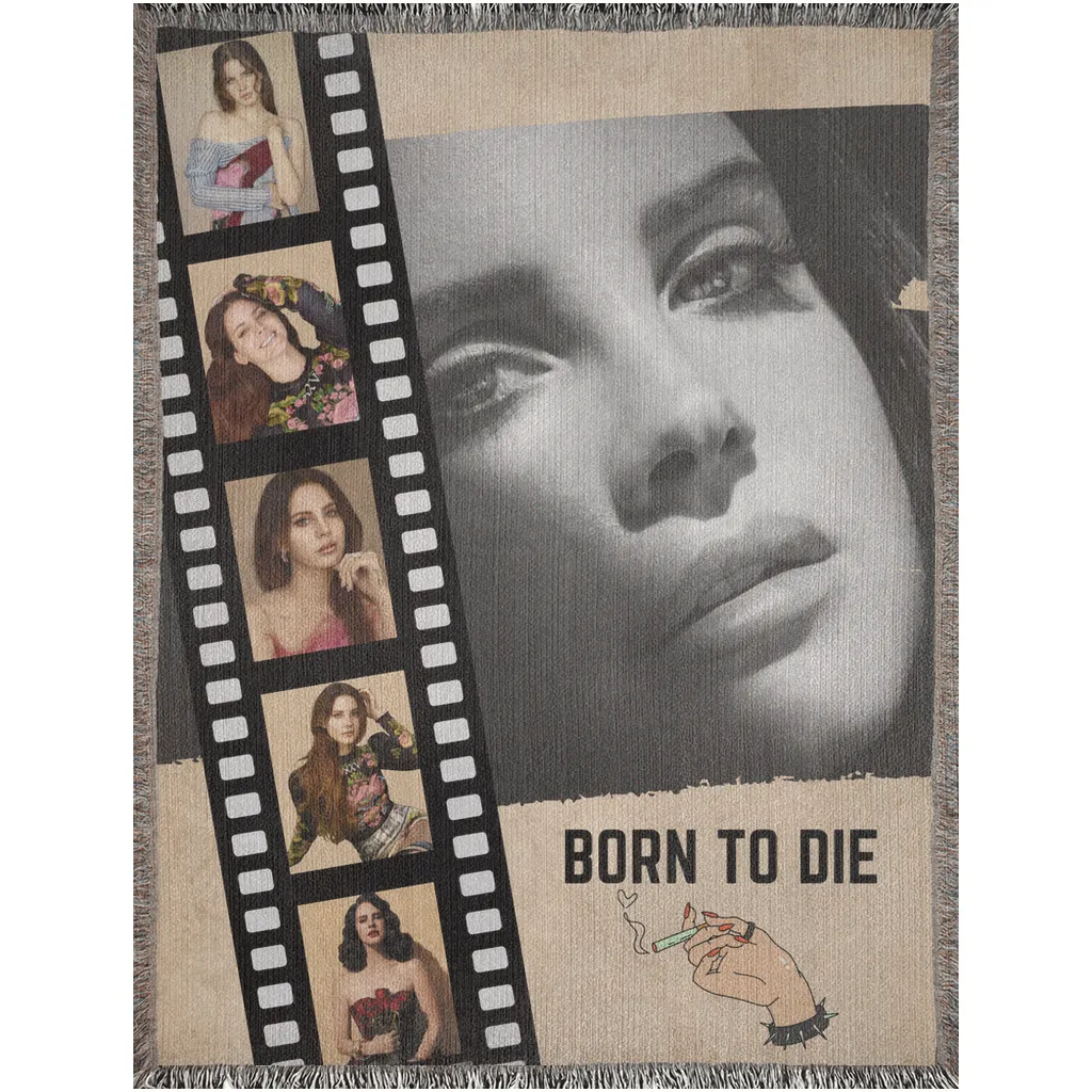 Woven Blankets Luxurious Cotton Woven Tapestry Throw Blanket | Lana Del Rey Woven Blanket