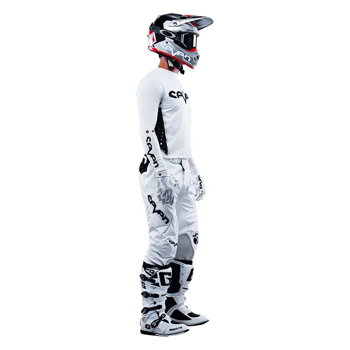 Zero Staple Laser Cut Compression Jersey - White