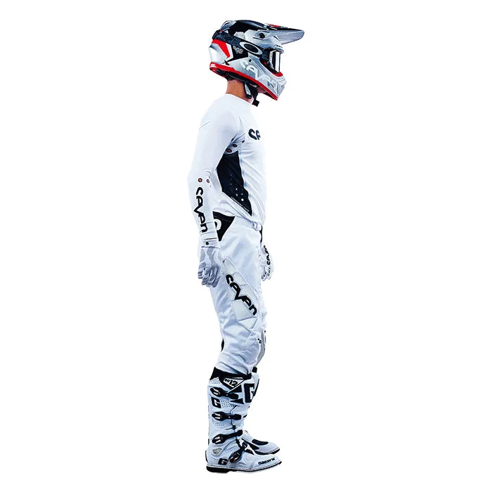 Zero Staple Laser Cut Compression Jersey - White