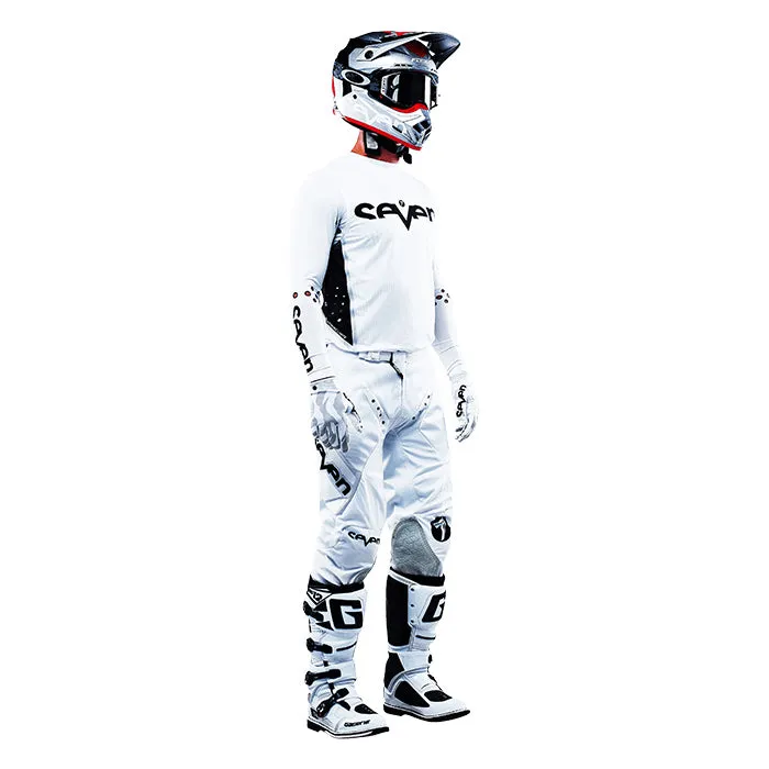 Zero Staple Laser Cut Compression Jersey - White